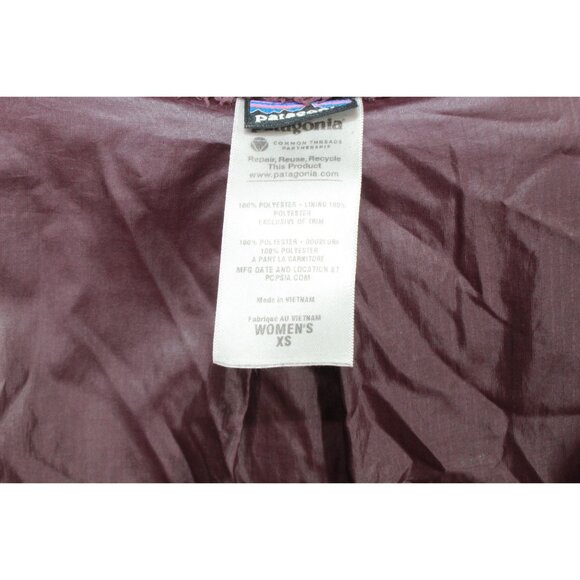 Patagonia Purple Fleece Full Zip Lined Jacket Size XS - Picture 7 of 10